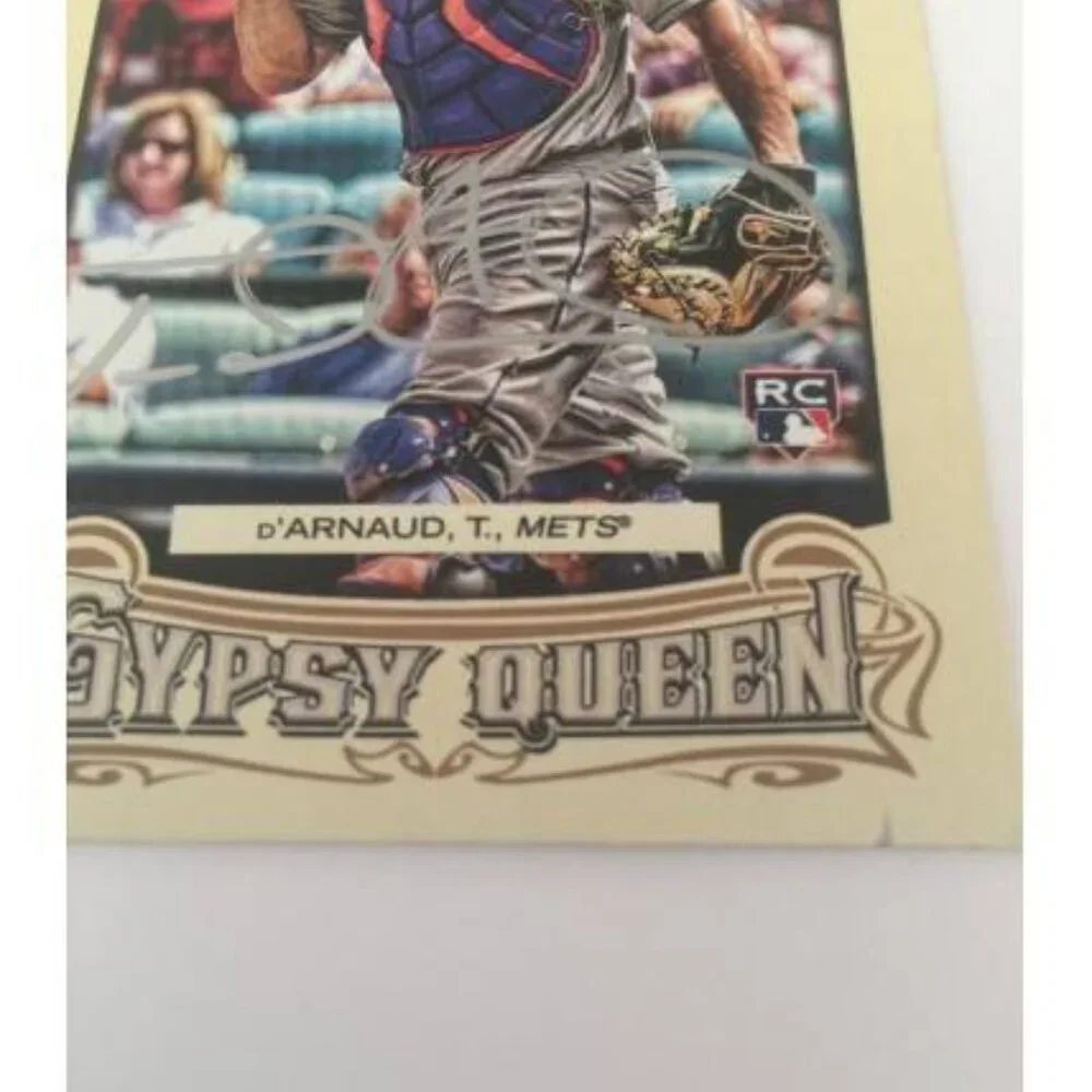 2014 TOPPS GYPSY QUEEN TRAVIS D'ARNAUD METS IP AUTO #92 (043)